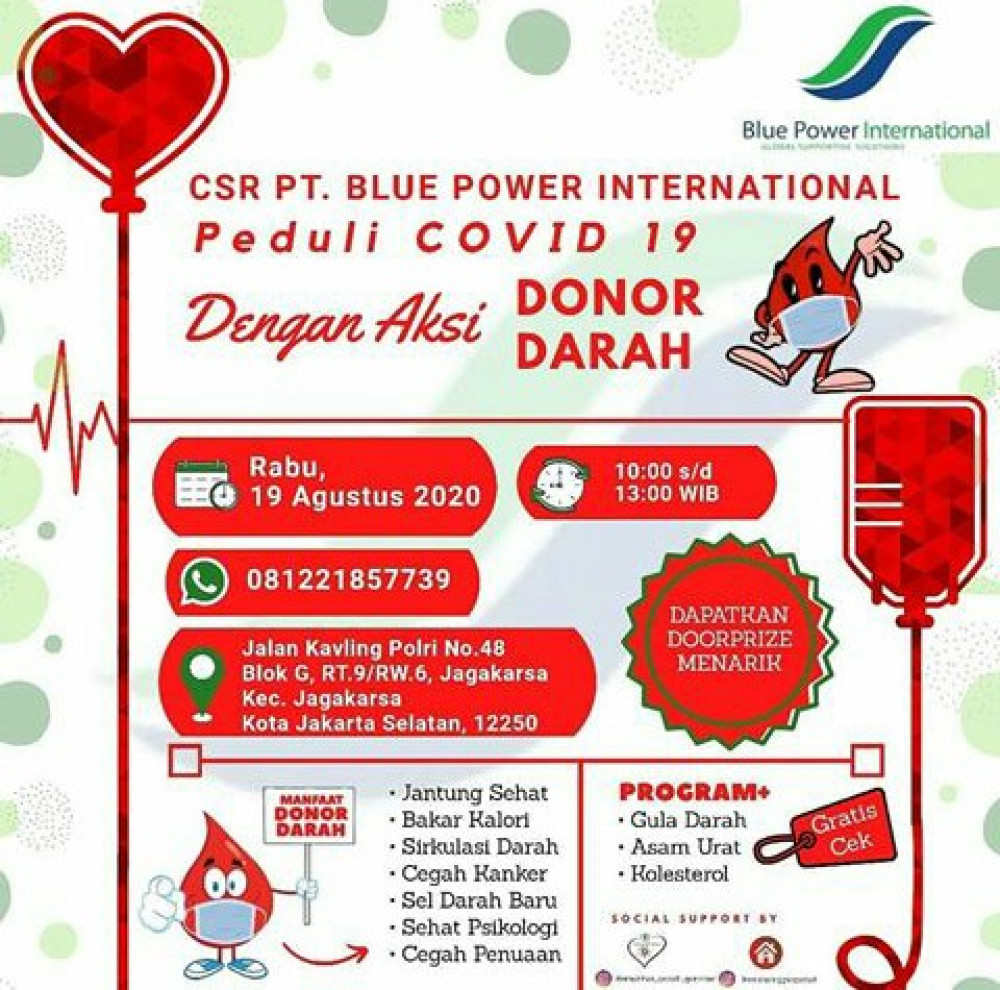 Peduli Covid-19 dengan Aksi Donor Darah