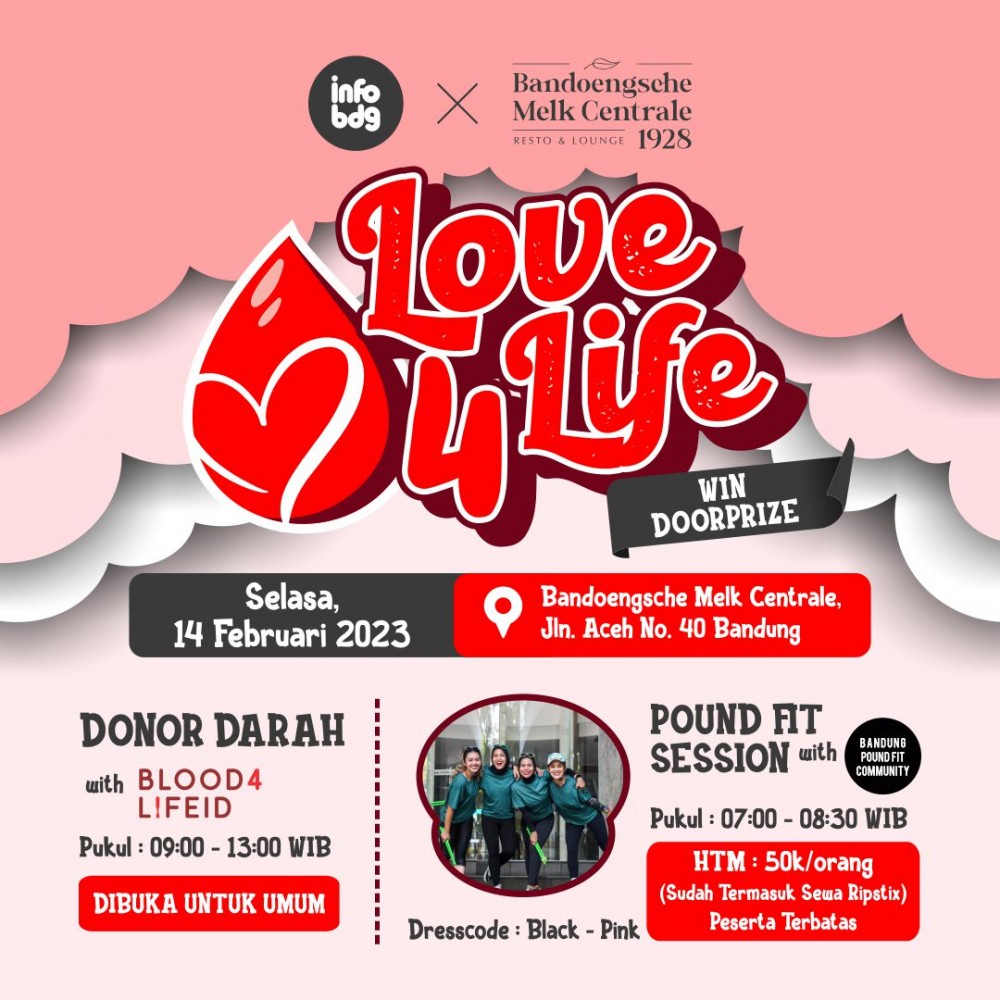 Donor Darah Love4Life - BANDUNG